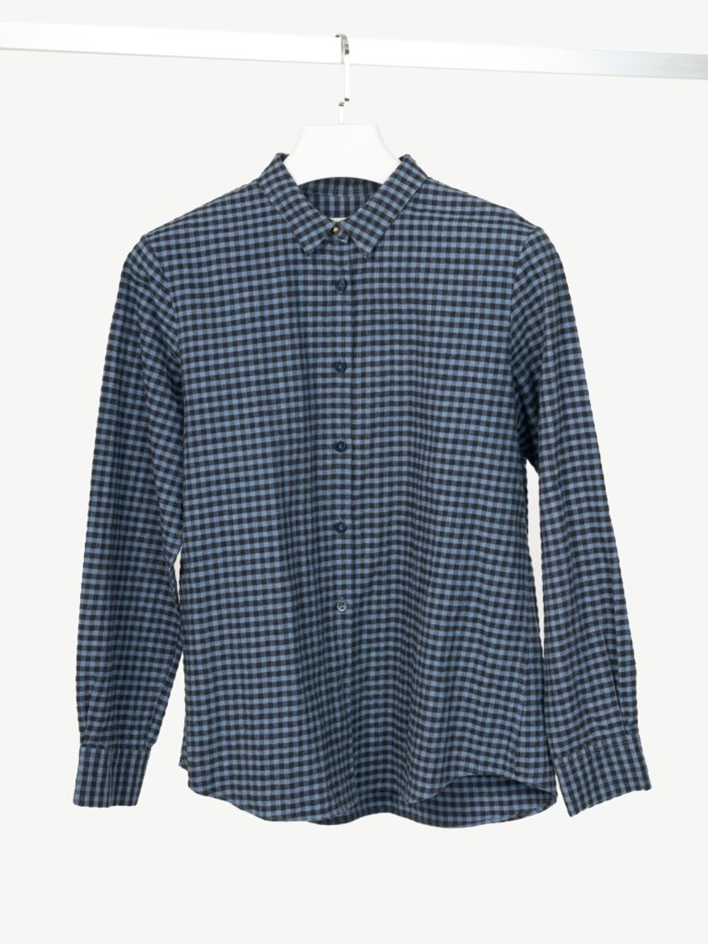 Paul by Paul Smith Blue Plaid Cotton-Flannel Buttoned Shirt